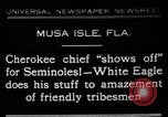 Image of Cherokee Chief Musa Isle Florida USA, 1931, second 1 stock footage video 65675072970