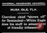 Image of Cherokee Chief Musa Isle Florida USA, 1931, second 3 stock footage video 65675072970