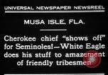 Image of Cherokee Chief Musa Isle Florida USA, 1931, second 4 stock footage video 65675072970