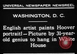 Image artiste peint Washington DC USA, 1931, de la seconde 4 séquences d'archives historiques vidéo 65675072971