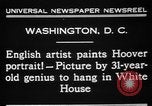 Image artiste peint Washington DC USA, 1931, de la seconde 5 séquences d'archives historiques vidéo 65675072971