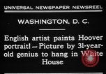 Image artiste peint Washington DC USA, 1931, de la seconde 6 séquences d'archives historiques vidéo 65675072971