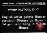 Image artiste peint Washington DC USA, 1931, de la seconde 7 séquences d'archives historiques vidéo 65675072971