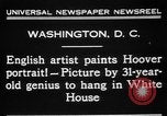 Image artiste peint Washington DC USA, 1931, de la seconde 9 séquences d'archives historiques vidéo 65675072971