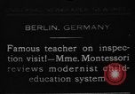 Standbild Maria Montessori Berlin Deutschland, 1931, aus Sekunde 1 historischem Filmmaterial Videoclip 65675072972