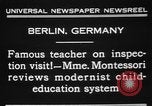 Standbild Maria Montessori Berlin Deutschland, 1931, aus Sekunde 4 historischem Filmmaterial Videoclip 65675072972