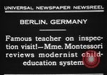 Standbild Maria Montessori Berlin Deutschland, 1931, aus Sekunde 9 historischem Filmmaterial Videoclip 65675072972
