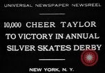 Immagine di Pattini argento Derby Manhattan New York City USA, 1931, secondo 1 filmato di repertorio 65675072974