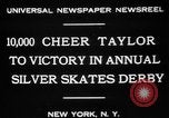 Immagine di Pattini argento Derby Manhattan New York City USA, 1931, secondo 3 filmato di repertorio 65675072974