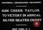 Immagine di Pattini argento Derby Manhattan New York City USA, 1931, secondo 4 filmato di repertorio 65675072974