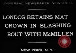 Immagine di Match wrestling New York United States USA, 1931, secondo 1 filmato di repertorio 65675072976