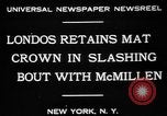 Immagine di Match wrestling New York United States USA, 1931, secondo 8 filmato di repertorio 65675072976