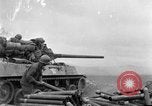 Image of US armor and infantry advancing in Ryukyu Campaign Pacific Theater, 1945, second 4 stock footage video 65675072977