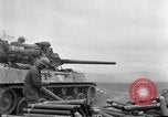 Image of US armor and infantry advancing in Ryukyu Campaign Pacific Theater, 1945, second 5 stock footage video 65675072977