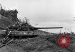Image of US armor and infantry advancing in Ryukyu Campaign Pacific Theater, 1945, second 14 stock footage video 65675072977