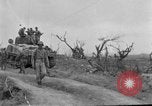 Image of US armor and infantry advancing in Ryukyu Campaign Pacific Theater, 1945, second 20 stock footage video 65675072977