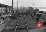 Image of African American troops in World War 1 Brest France, 1918, second 58 stock footage video 65675072989