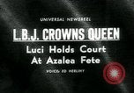 Standbild Luci B Johnson Norfolk Virginia USA, 1965, aus Sekunde 1 historischem Filmmaterial Videoclip 65675073013