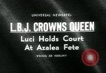 Standbild Luci B Johnson Norfolk Virginia USA, 1965, aus Sekunde 4 historischem Filmmaterial Videoclip 65675073013