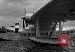 Standbild Bermuda Clipper Port Washington New York USA, 1937, aus Sekunde 9 historischem Filmmaterial Videoclip 65675073022