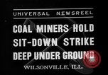 Standbild Bergleute Streik Wilsonville Illinois USA, 1937, aus Sekunde 1 historischem Filmmaterial Videoclip 65675073024