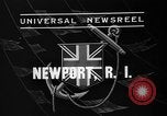 Image of Endeavour I sail boat being towed Newport Rhode Island USA, 1937, second 4 stock footage video 65675073026