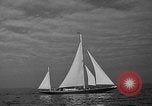 Image of Endeavour I sail boat being towed Newport Rhode Island USA, 1937, second 11 stock footage video 65675073026