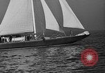 Image of Endeavour I sail boat being towed Newport Rhode Island USA, 1937, second 16 stock footage video 65675073026