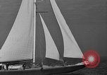 Image of Endeavour I sail boat being towed Newport Rhode Island USA, 1937, second 19 stock footage video 65675073026