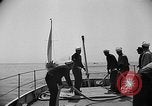 Image of Endeavour I sail boat being towed Newport Rhode Island USA, 1937, second 23 stock footage video 65675073026