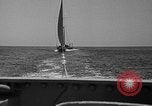 Image of Endeavour I sail boat being towed Newport Rhode Island USA, 1937, second 30 stock footage video 65675073026
