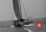Image of Endeavour I sail boat being towed Newport Rhode Island USA, 1937, second 33 stock footage video 65675073026