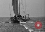 Image of Endeavour I sail boat being towed Newport Rhode Island USA, 1937, second 35 stock footage video 65675073026