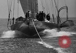 Image of Endeavour I sail boat being towed Newport Rhode Island USA, 1937, second 37 stock footage video 65675073026