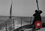 Image of Endeavour I sail boat being towed Newport Rhode Island USA, 1937, second 41 stock footage video 65675073026