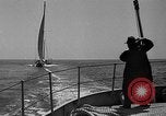 Image of Endeavour I sail boat being towed Newport Rhode Island USA, 1937, second 42 stock footage video 65675073026