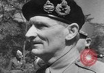 Image Bernard L Montgomery France, 1947, de la seconde 55 séquences d'archives historiques vidéo 65675073034