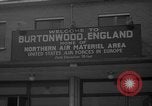 Standbild Burtonwood Royal Air Force Station Vereinigtes Königreich, 1958, aus Sekunde 8 historischem Filmmaterial Videoclip 65675073043