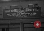 Standbild Burtonwood Royal Air Force Station Vereinigtes Königreich, 1958, aus Sekunde 9 historischem Filmmaterial Videoclip 65675073043