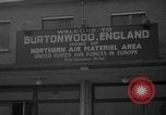 Standbild Burtonwood Royal Air Force Station Vereinigtes Königreich, 1958, aus Sekunde 12 historischem Filmmaterial Videoclip 65675073043