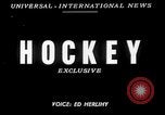 Standbild Eishockeymatch New York United States USA, 1949, aus Sekunde 4 historischem Filmmaterial Videoclip 65675073141