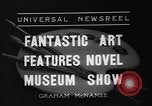 Standbild Malerei Ausstellung New York United States USA, 1936, aus Sekunde 3 historischem Filmmaterial Videoclip 65675073144