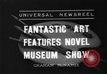 Standbild Malerei Ausstellung New York United States USA, 1936, aus Sekunde 5 historischem Filmmaterial Videoclip 65675073144