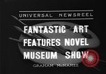 Standbild Malerei Ausstellung New York United States USA, 1936, aus Sekunde 6 historischem Filmmaterial Videoclip 65675073144