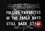 Image of Ziegfeld Follies New York United States USA, 1936, second 4 stock footage video 65675073147