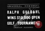 Image of Miami Biltmore Open Golf Tournament Miami Florida USA, 1936, second 4 stock footage video 65675073148