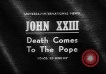 Image le Pape Jean XXIII Cité du Vatican à Rome Italie, 1963, de la seconde 3 séquences d'archives historiques vidéo 65675073167