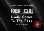Image le Pape Jean XXIII Cité du Vatican à Rome Italie, 1963, de la seconde 4 séquences d'archives historiques vidéo 65675073167