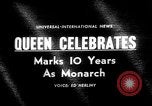 Image of Queen Elizabeth 10th anniversary United Kingdom, 1963, second 1 stock footage video 65675073170