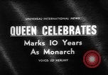Image of Queen Elizabeth 10th anniversary United Kingdom, 1963, second 5 stock footage video 65675073170